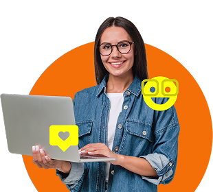 Trabajadora accediendo al curso virtual de Sistema de Gestión - Seguridad y salud en el trabajo